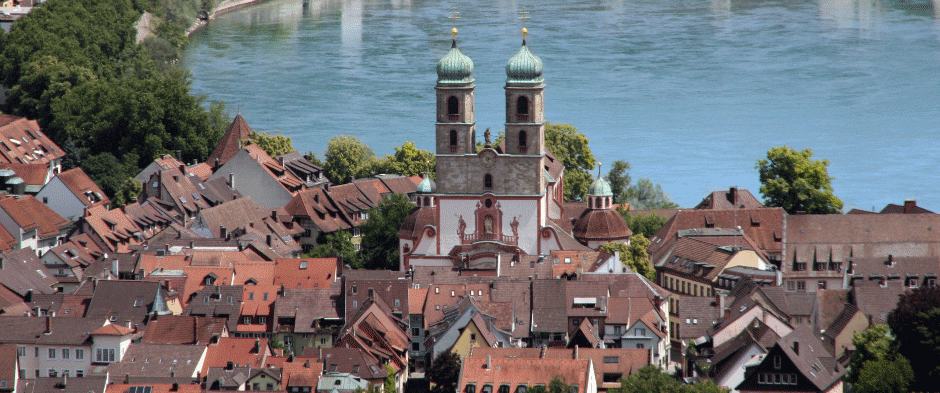 Blick auf Bad Säckingen