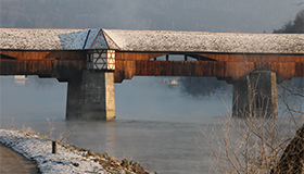 Ponte di legno a Bad Säckingen
