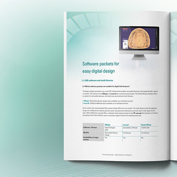 View into the guide "Digital dentures for beginners“