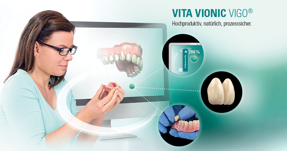 VITA VIONIC VIGO®. Digitale Prothesenfertigung