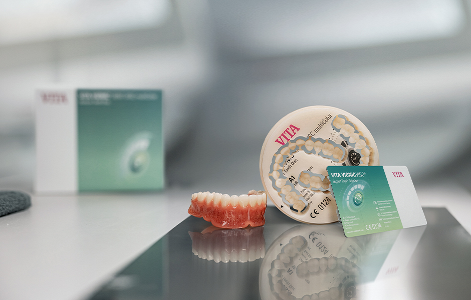 Prothèses dentaires numériques : VITA VIONIC Solutions flux de travail flexible.