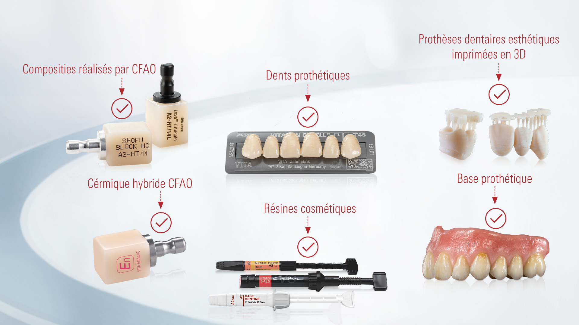 Le comptoir dentaire  COFFRET RESINE COMPOSITE RENFORCE EN CERAMIQUE  COMPOSAN CREAM - PROMEDICA