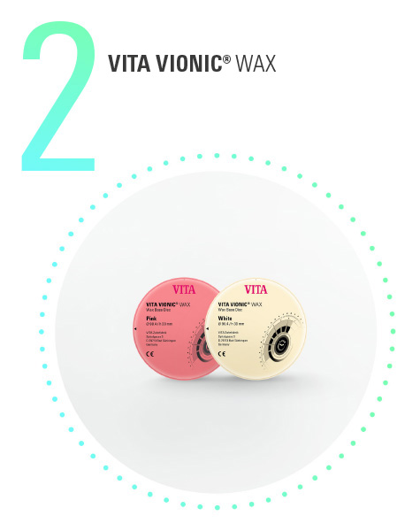 VITA VIONIC WAX : prothèse d'essayage