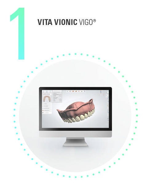 Base de données de dents prothétiques VITA VIONIC