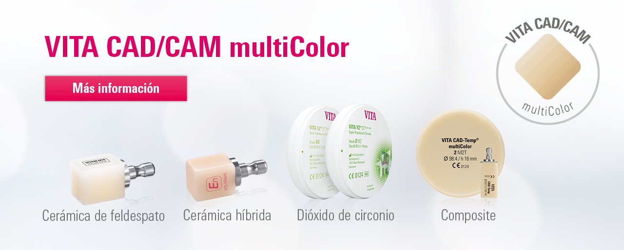 VITA CAD/CAM multiColor. Find out more