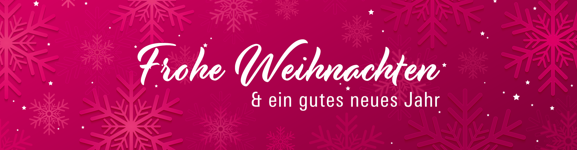 Frohe Weihnachten & ein gutes neues Jahr!