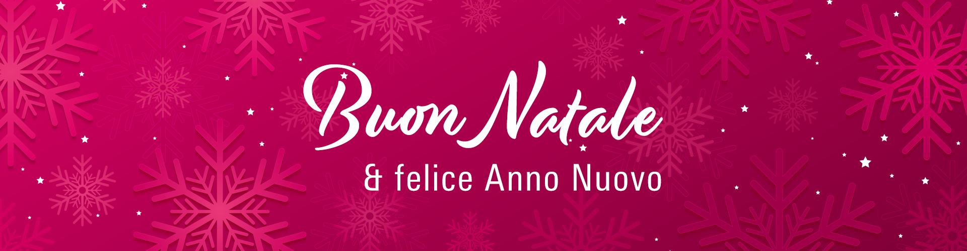 Buon Natale e felice anno nuovo!
