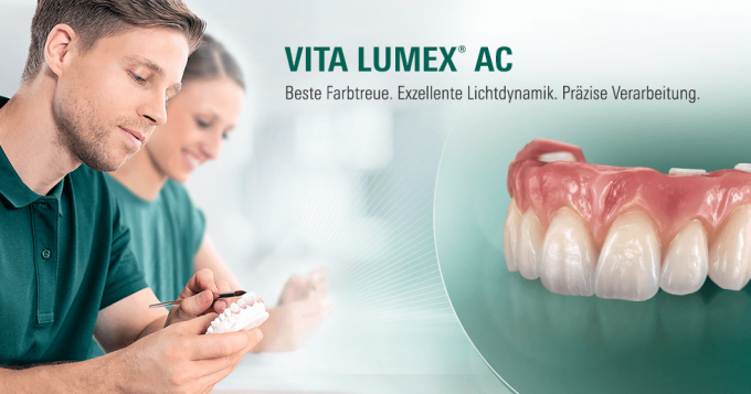 VITA LUMEX® AC Verblendkeramik. Beste Farbtreue. Exzellente Lichtdynamik. Präzise Verarbeitung. VITA LUMEX® AC Verblendkeramik. Beste Farbtreue. Exzellente Lichtdynamik. Präzise Verarbeitung.