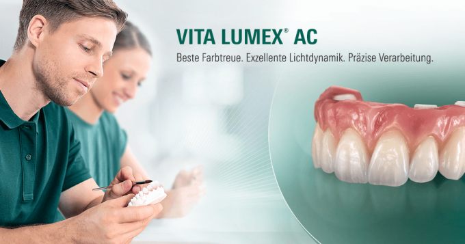 VITA LUMEX&reg; AC Verblendkeramik. Beste Farbtreue. Exzellente Lichtdynamik. Pr&auml;zise Verarbeitung.