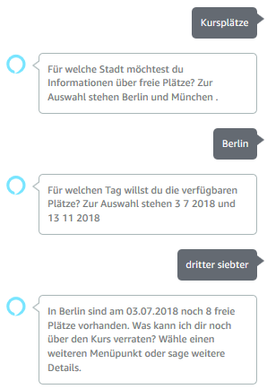 VITA Alexa Skill Screen 2