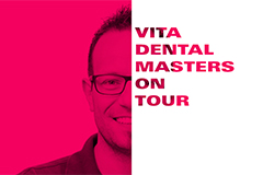 Dr. Michael Weyhrauch erklärt die Konstruktion aus VITA YZ und VITA ENAMIC multiColor. Dr. Michael Weyhrauch erklärt die Konstruktion aus VITA YZ und VITA ENAMIC multiColor.